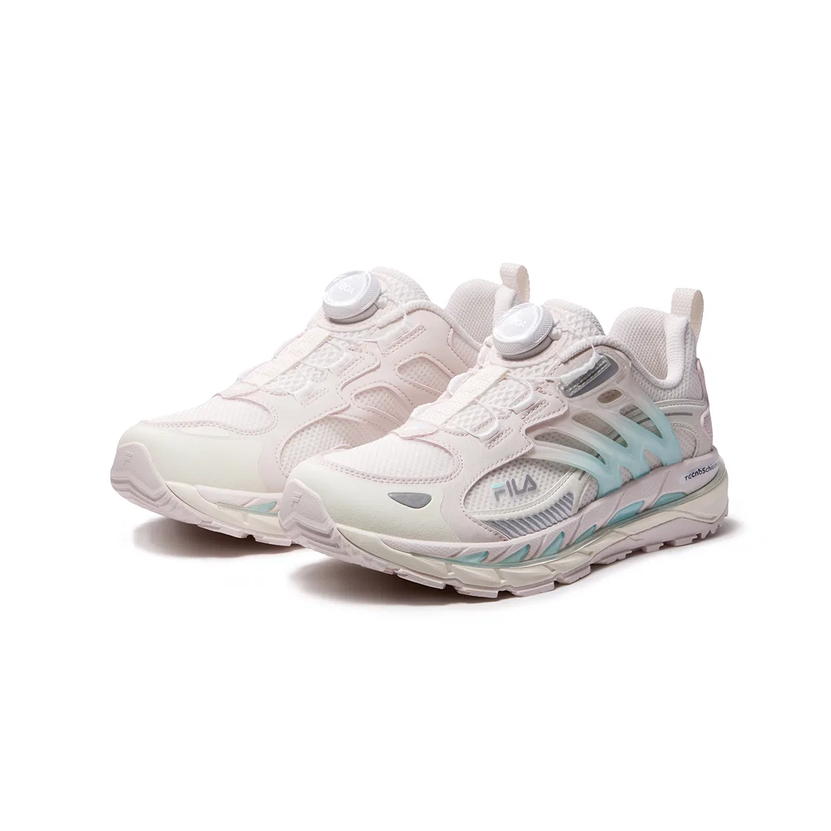 Детские уличные кроссовки с синтетическим верхом FILA KIDS, Light Soft Pink — фото 4