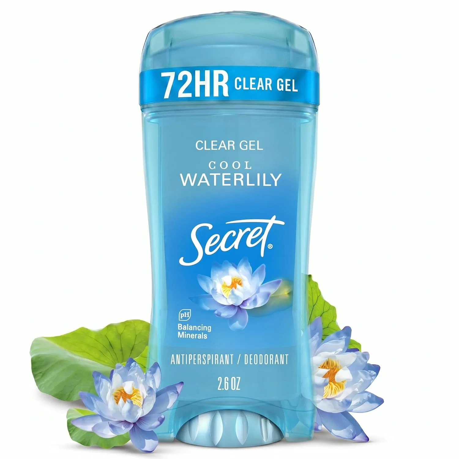 Антиперспирант-дезодорант Clear Gel Secret, 2.6 oz, Waterlily