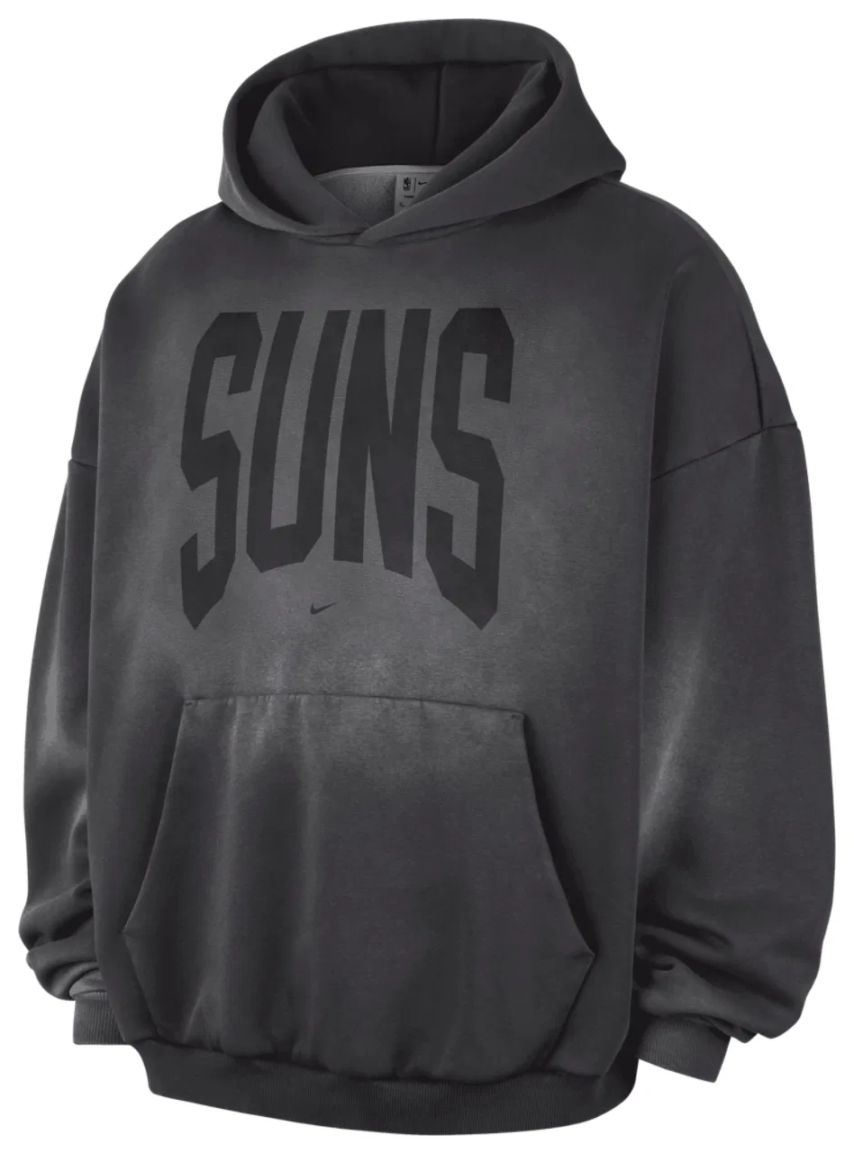 Мужское худи на флисе с технологией Therma-FIT Suns Wash Hoodie Nike, серый