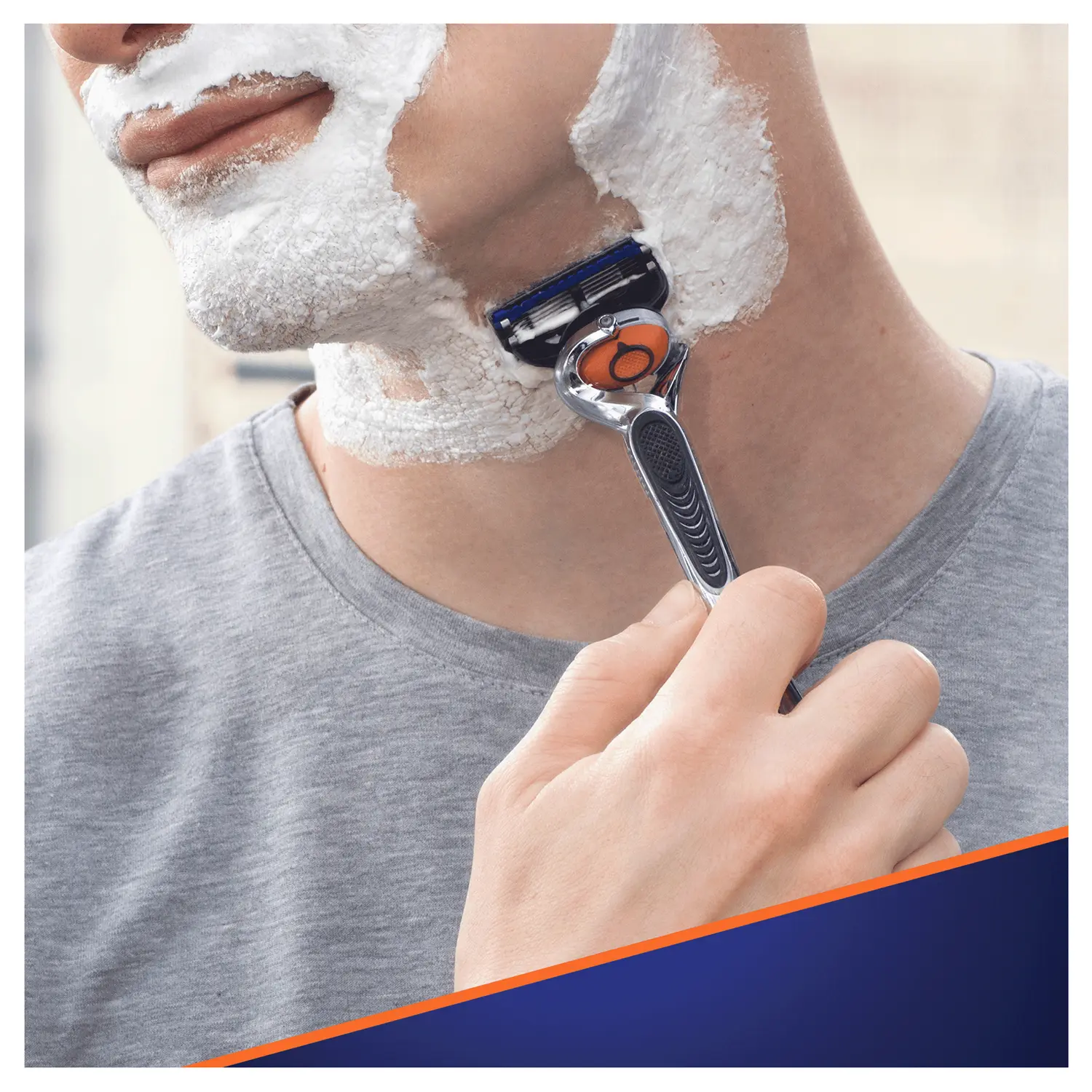 Gillette Fusion5 ProGlide бритва мужская, 1 шт + картриджи 2 шт/1 уп — фото 3