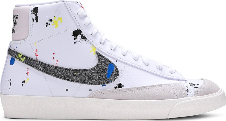 Кроссовки Nike Blazer Mid '77 'Paint Splatter', белый - фото