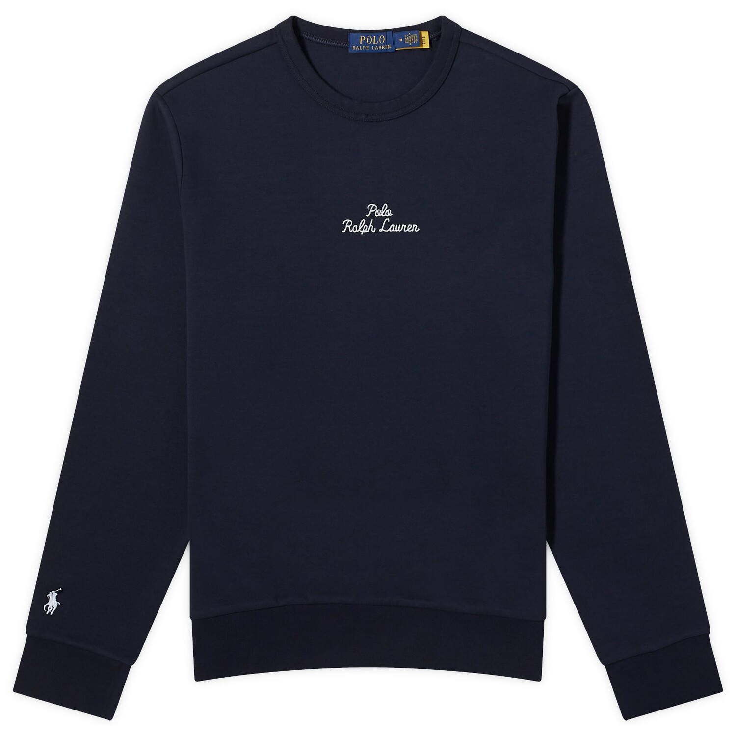 

Свитшот Polo Ralph Lauren Chain Stitch Logo Crew, темно-синий