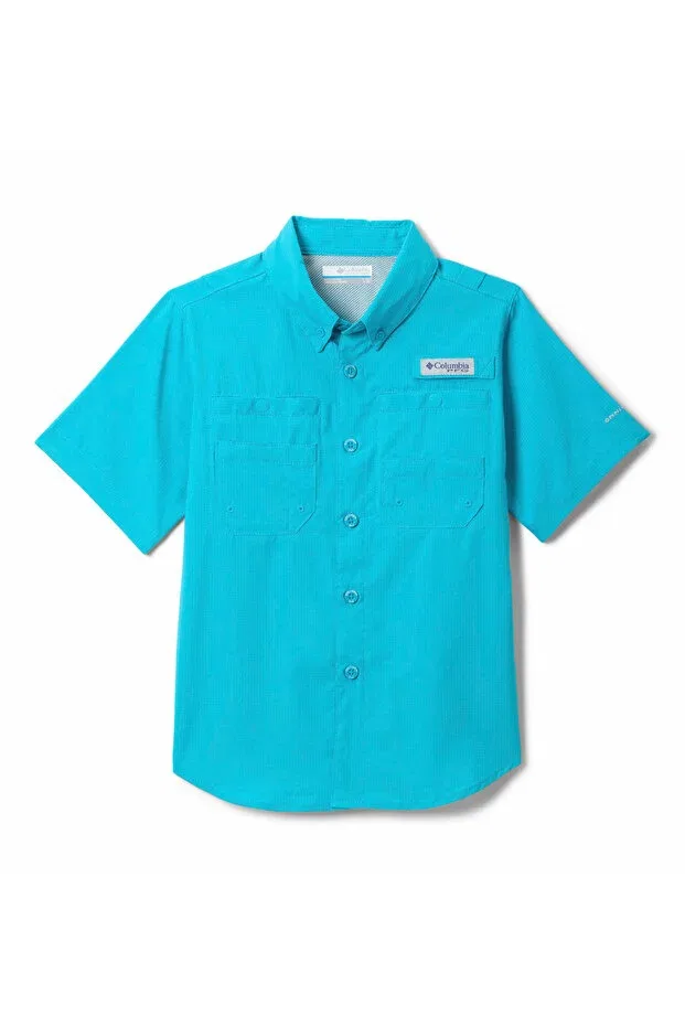 Детская рубашка с коротким рукавом Columbia, Blue