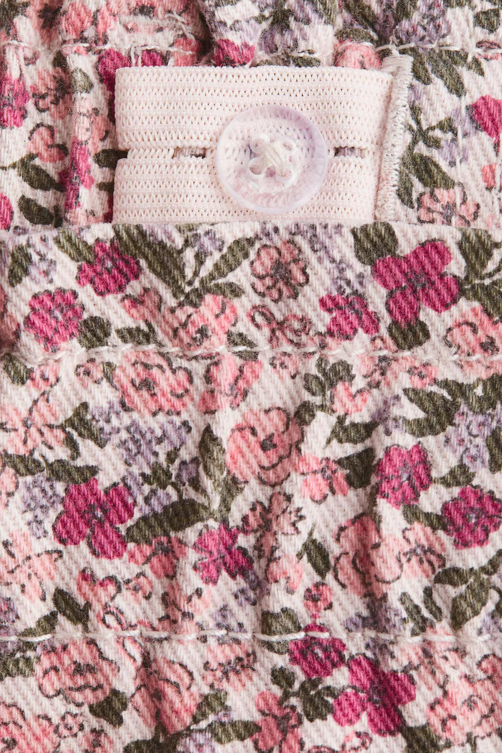Джинсы с широкими штанинами и поясом-кулиской H&M, Mattrosa/Geblümt — фото 3