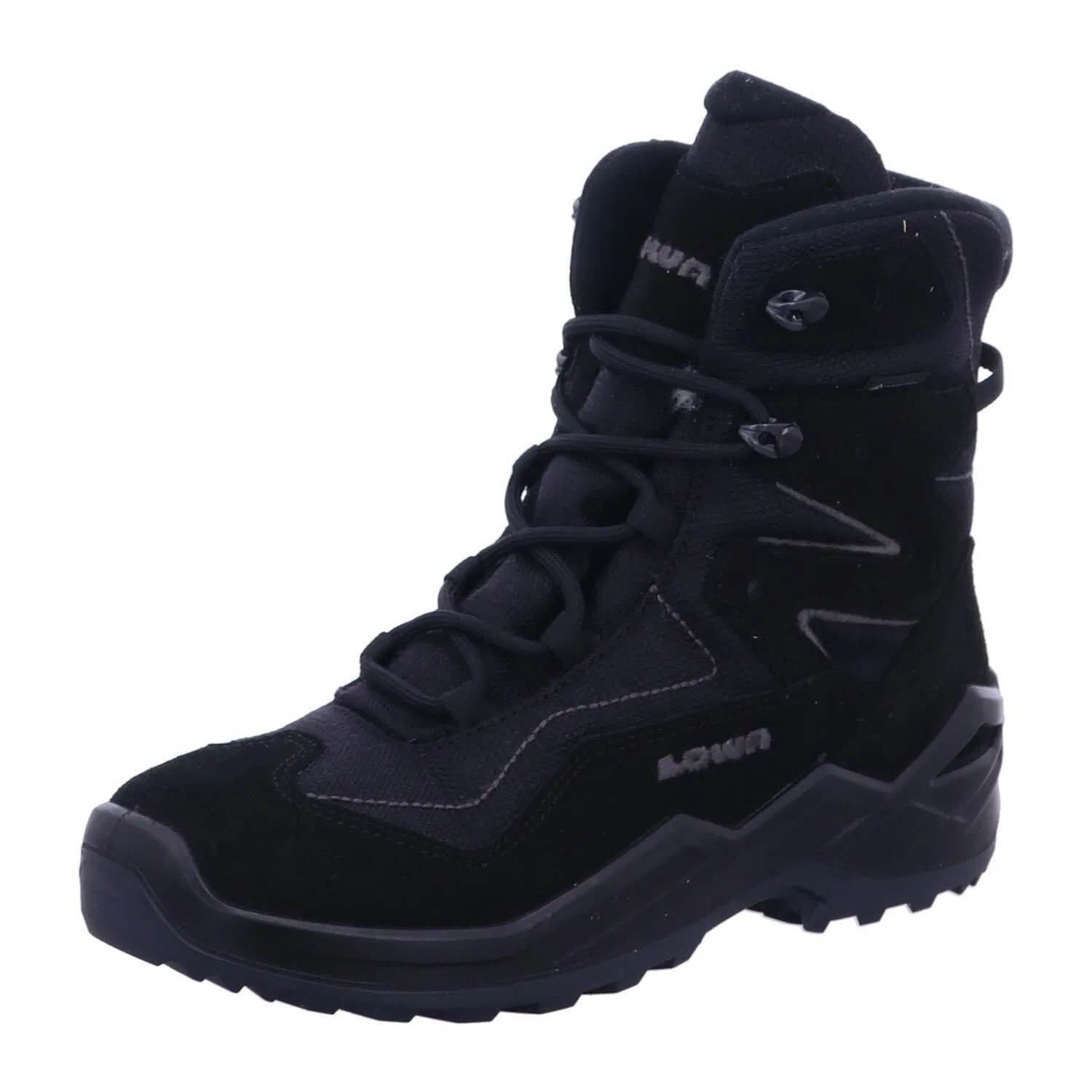 Детские ботинки для мальчиков высокие Lino Gtx Hi Gore Tex Warm LOWA, Black