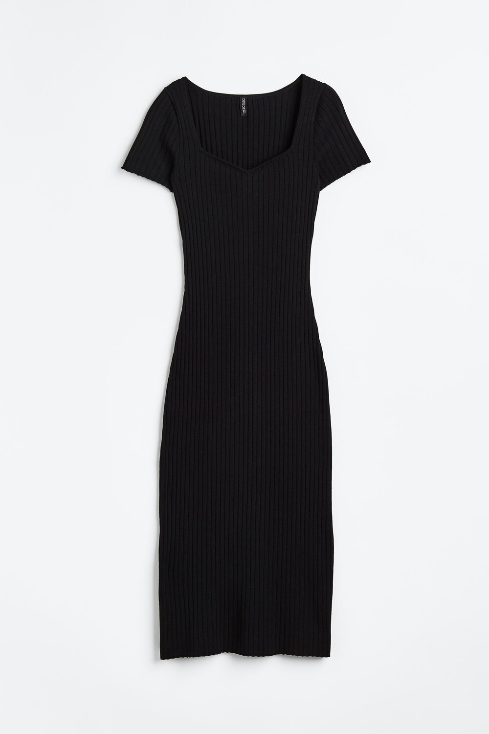 

Платье H&M Rib-knit Bodycon, черный