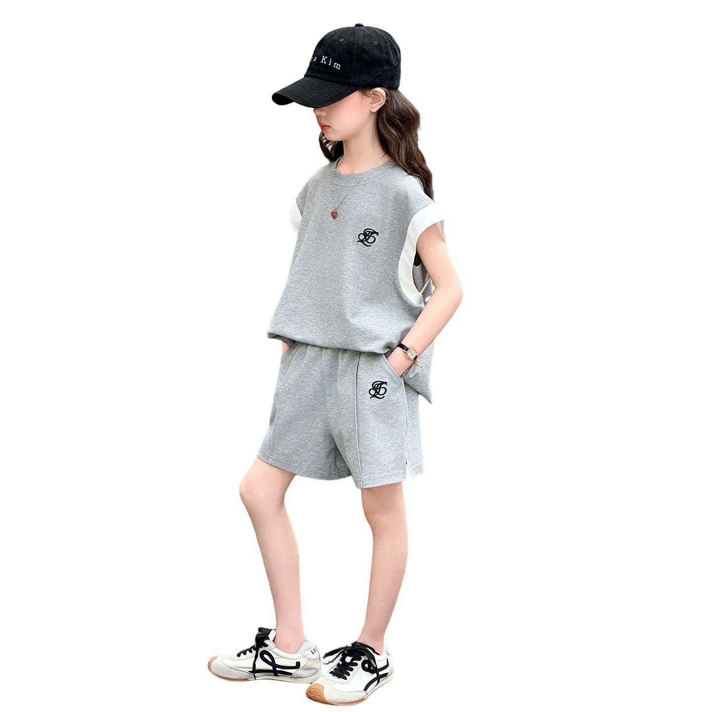 Детский комплект спортивной одежды Casual Sportswear Lanza, Gray
