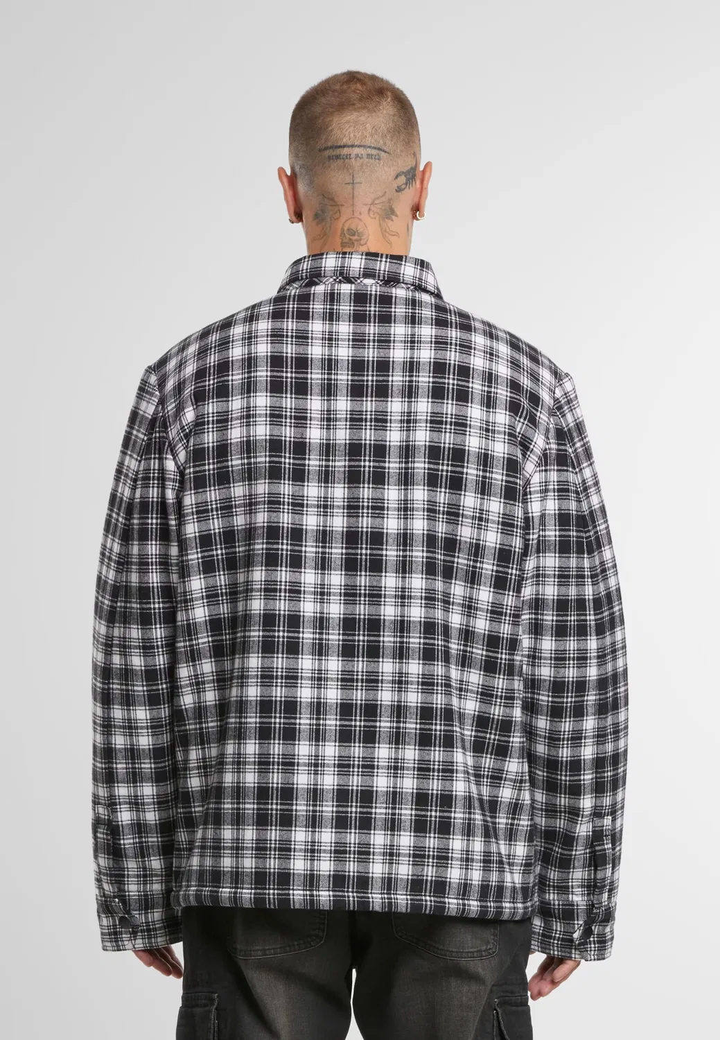 Куртка Brandit Regular fit Between-Season Sherpa белого цвета — фото 4