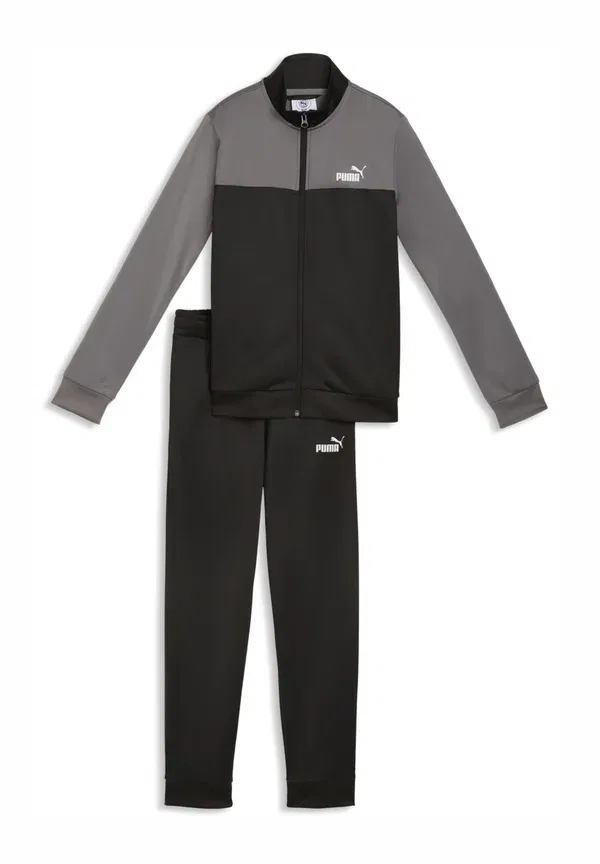 Спортивный костюм из полиэстера Set Unisex Puma, puma black, черный — фото 4