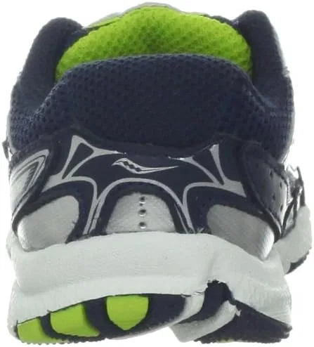 Детские кроссовки для мальчиков Cohesion Lace Saucony, Navy/Lime/Silver — фото 3