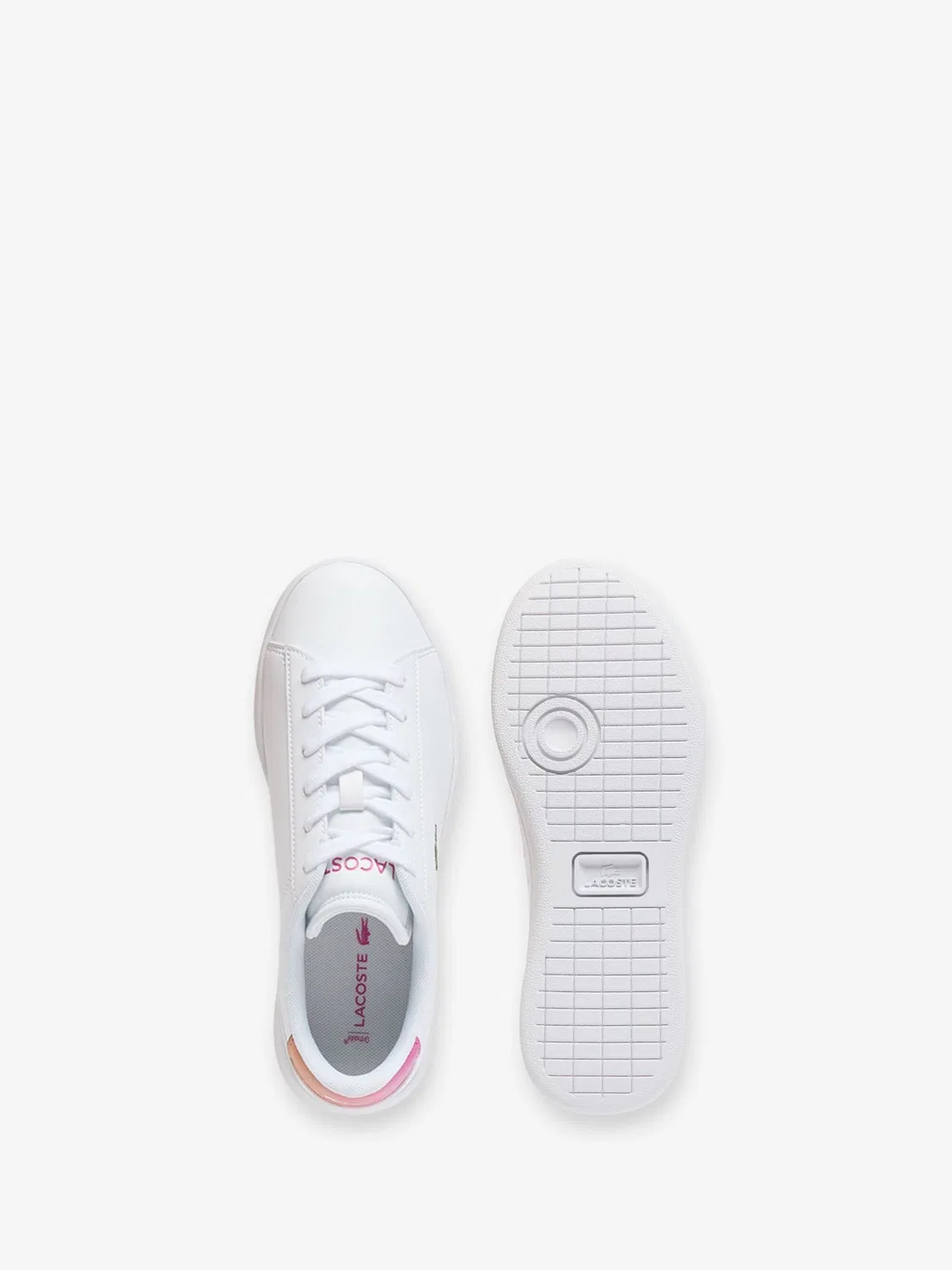 Кроссовки Carnaby Set Lacoste, белые — фото 4