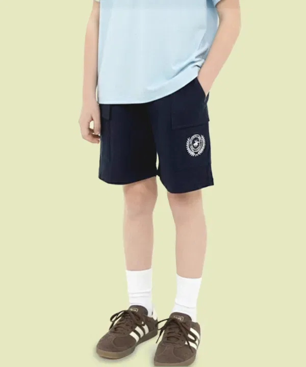 Шорты с карманами на молнии, Dial Pocket 5 Beverly Hills Polo Club Kids, navy