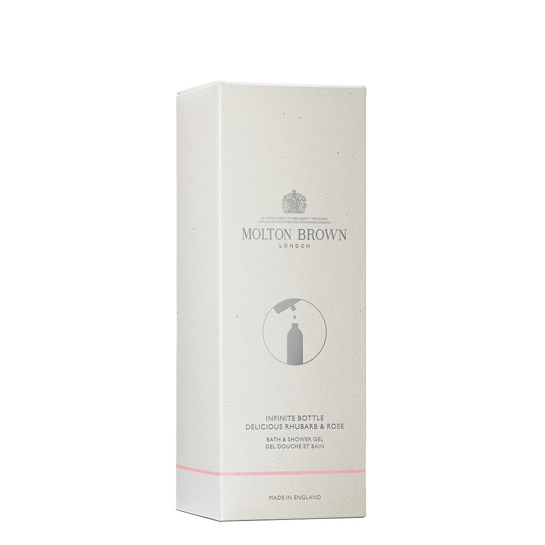 Гель для душа infinite bottle delicious rhubarb & rose Molton Brown, infinite bottle — фото 2