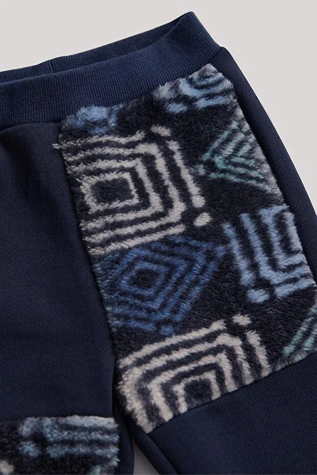 Детские спортивные штаны для мальчиков с принтом Gb Baby, Navy Blue — фото 3