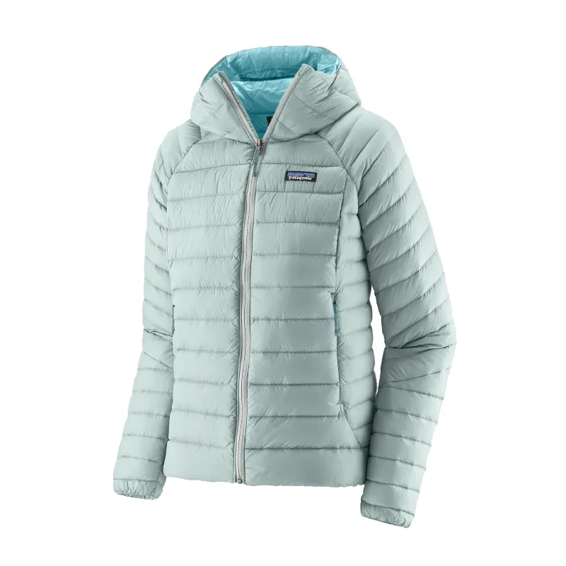 Женская куртка пуховая с капюшоном Patagonia, Sky Blue/VRTB