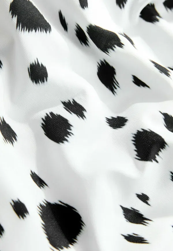 Топ с принтом Regular fit - soft touch slinky boat neck sleeveless top Next, Dalmatian print — фото 3