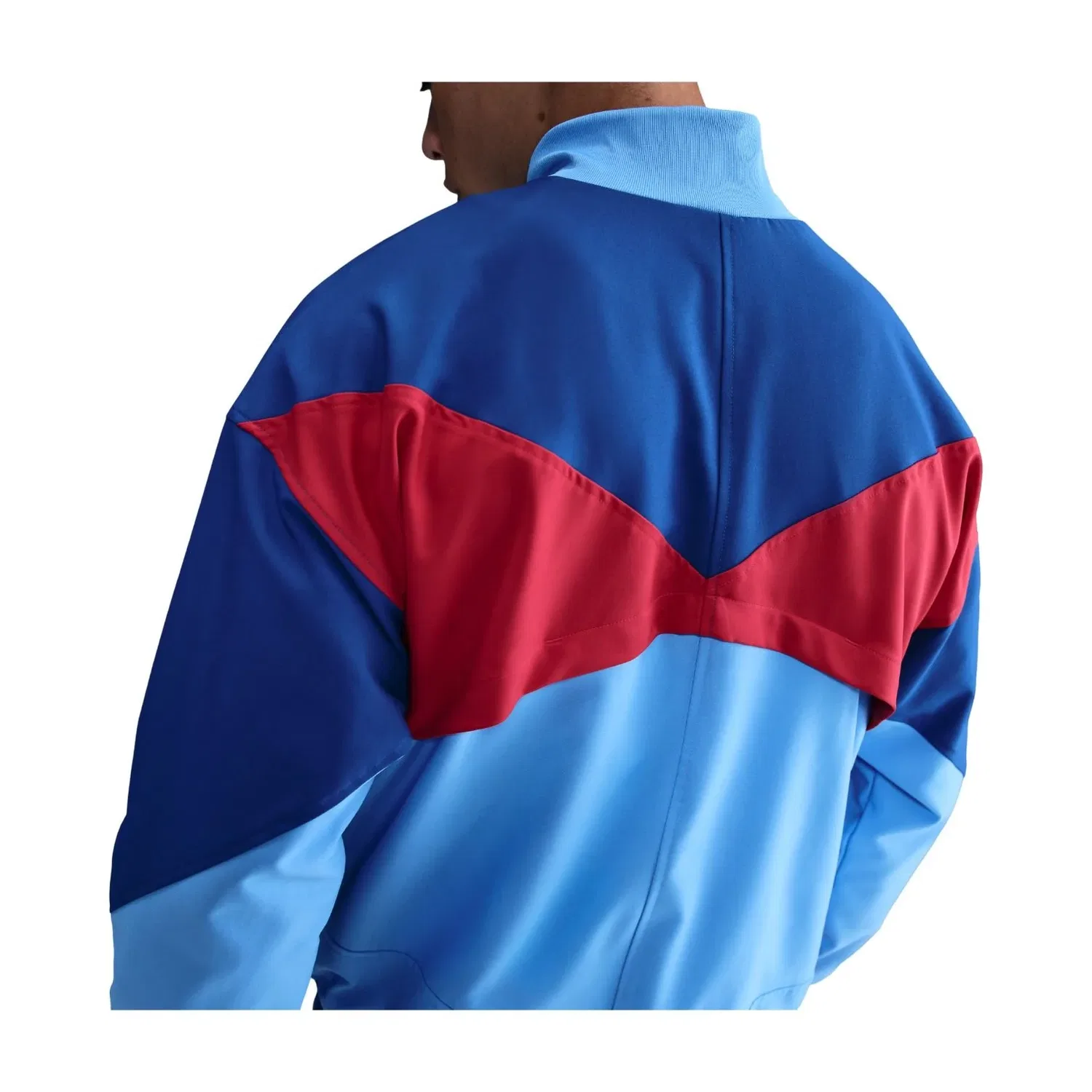 Мужская куртка F.C. Barcelona Strike Fourth Dri-FIT Anthem Jacket 'University Blue Gym Blue Opti Nike, University Blue/Gym Blue/Opti Yellow — фото 2