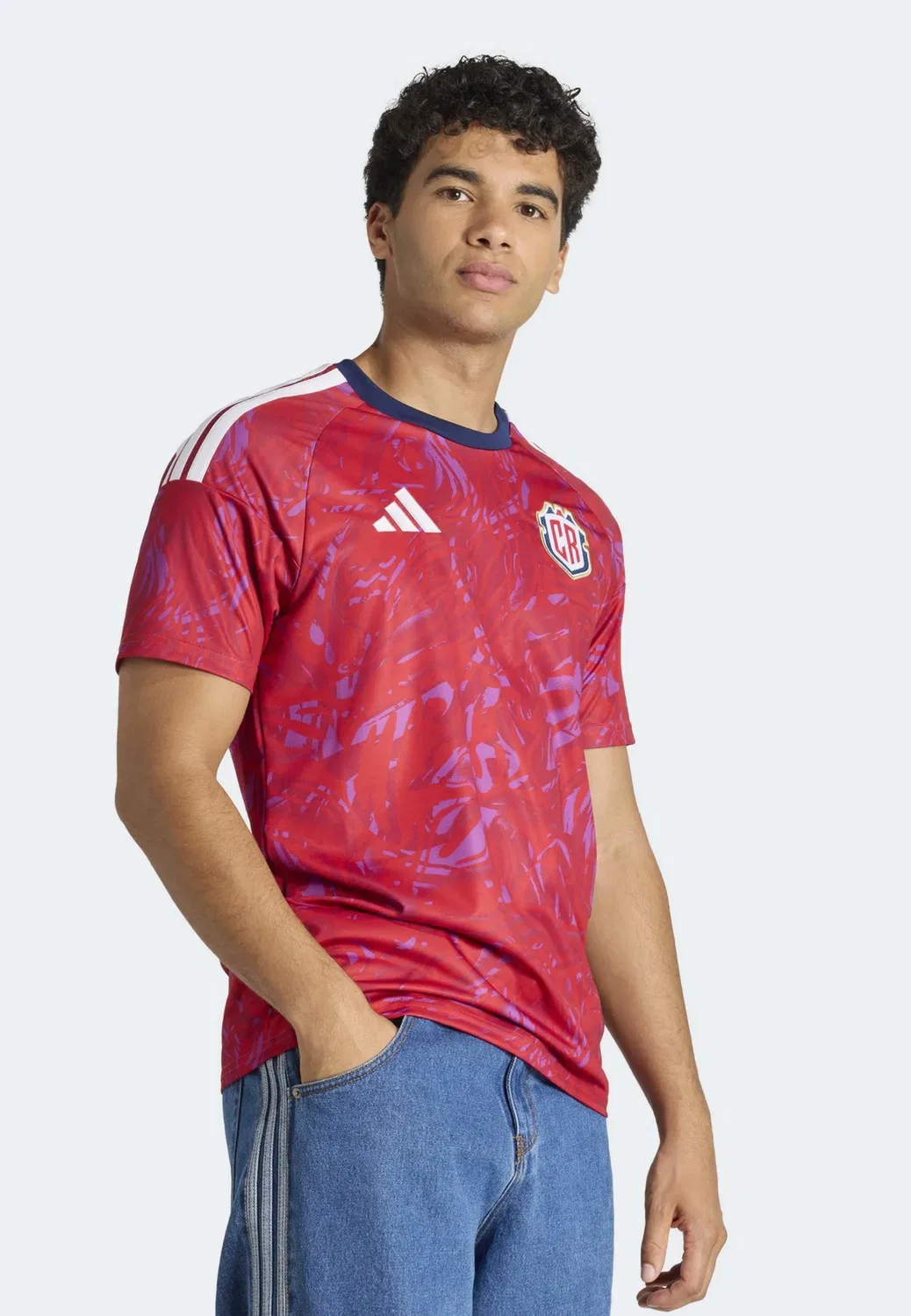 Домашняя форма национальной сборной Коста-Рики №26 Adidas Performance, Collegiate Red