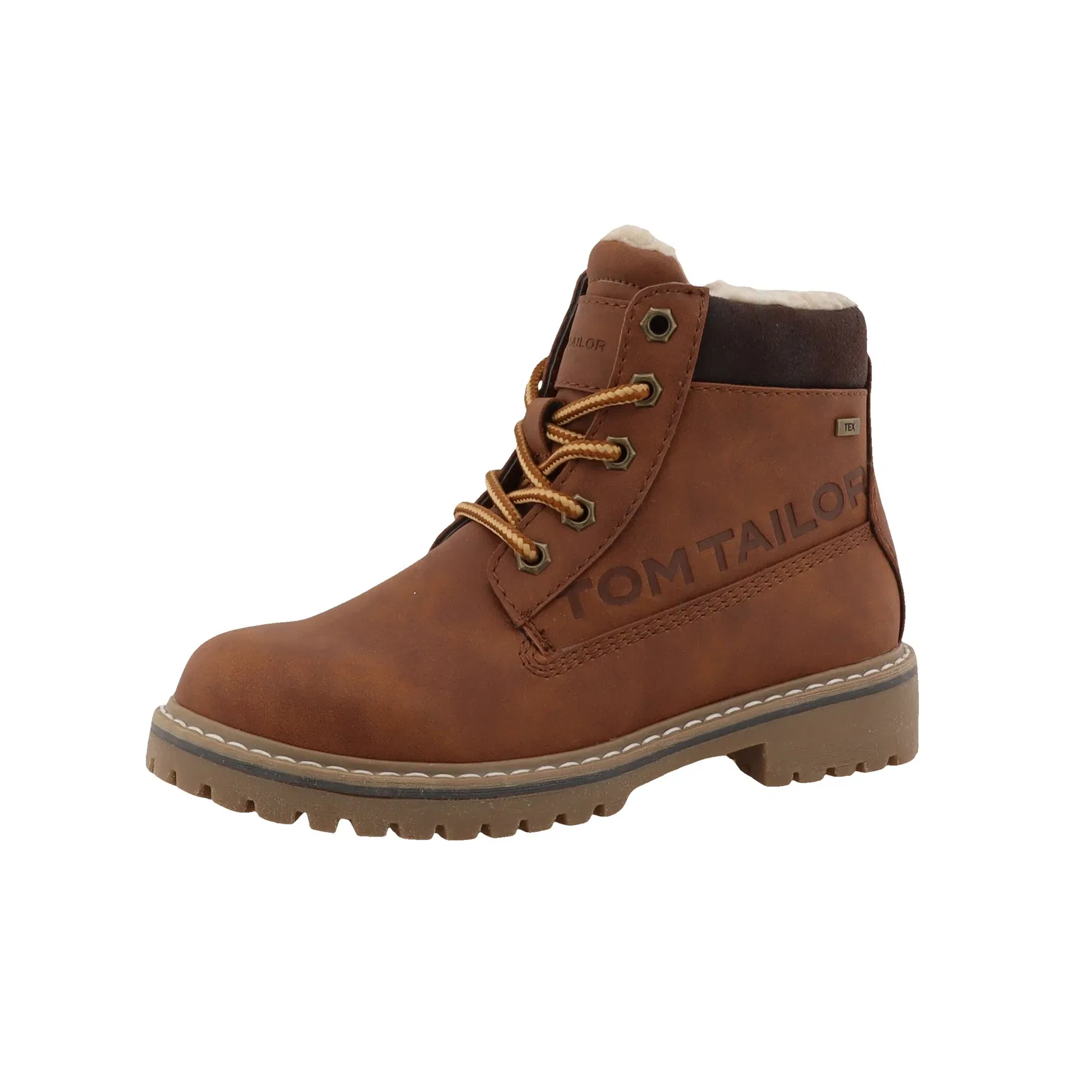 Детские зимние ботинки с логотипом Tom Tailor, Brown Dark Brown