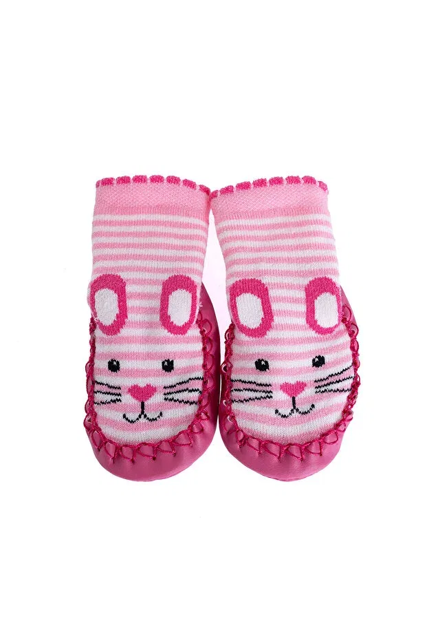 Детские носки для девочек с принтом Hellobaby, Light Pink Ebebek Hello Baby