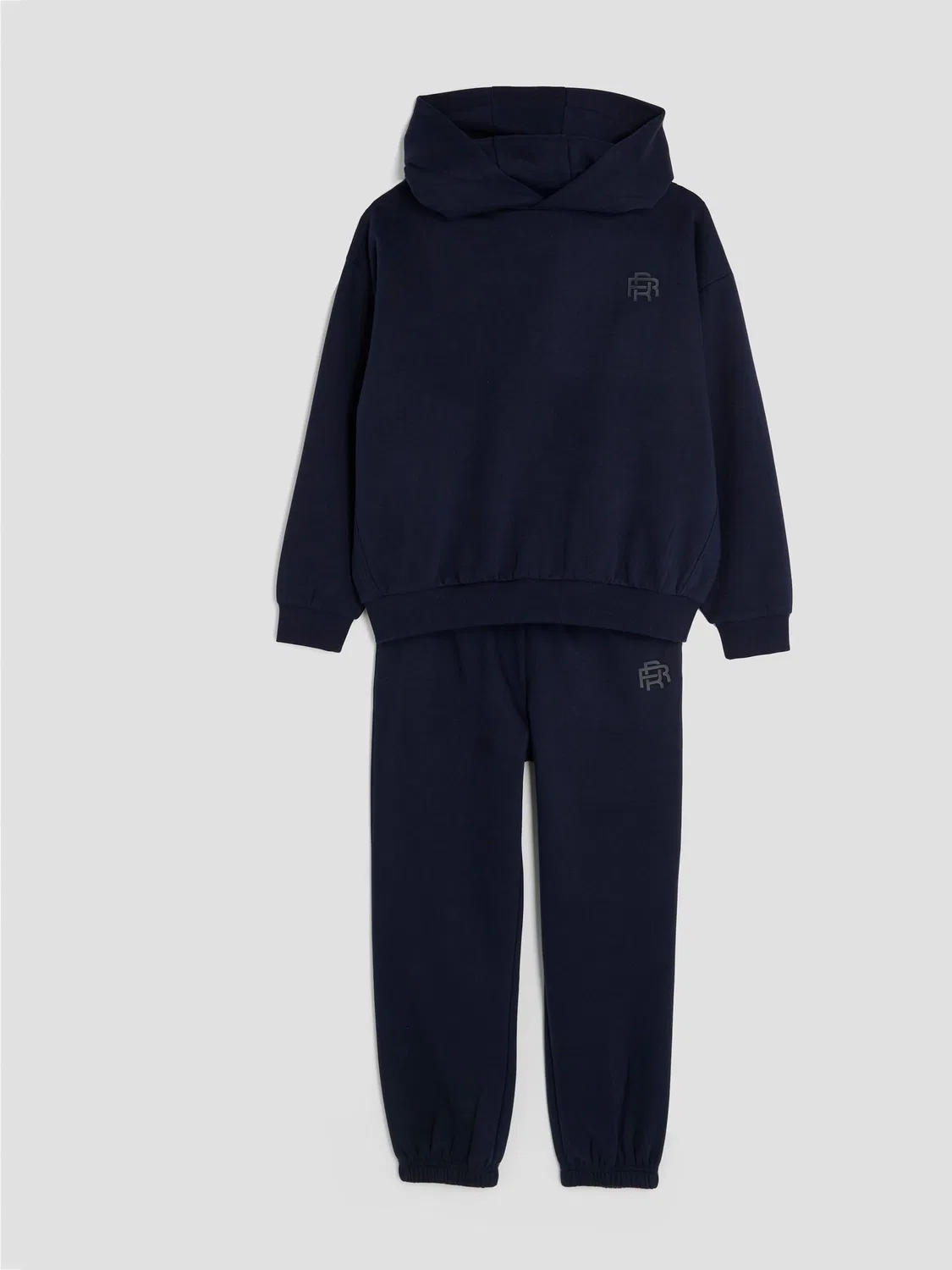 Сет худи и джоггеры Essentials Hoodie & Joggers Set River Island, синий — фото 2