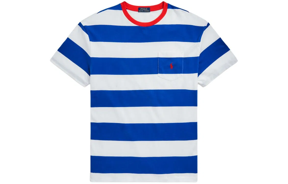 Мужская футболка с коротким рукавом SS24 Royal Blue Polo Ralph Lauren