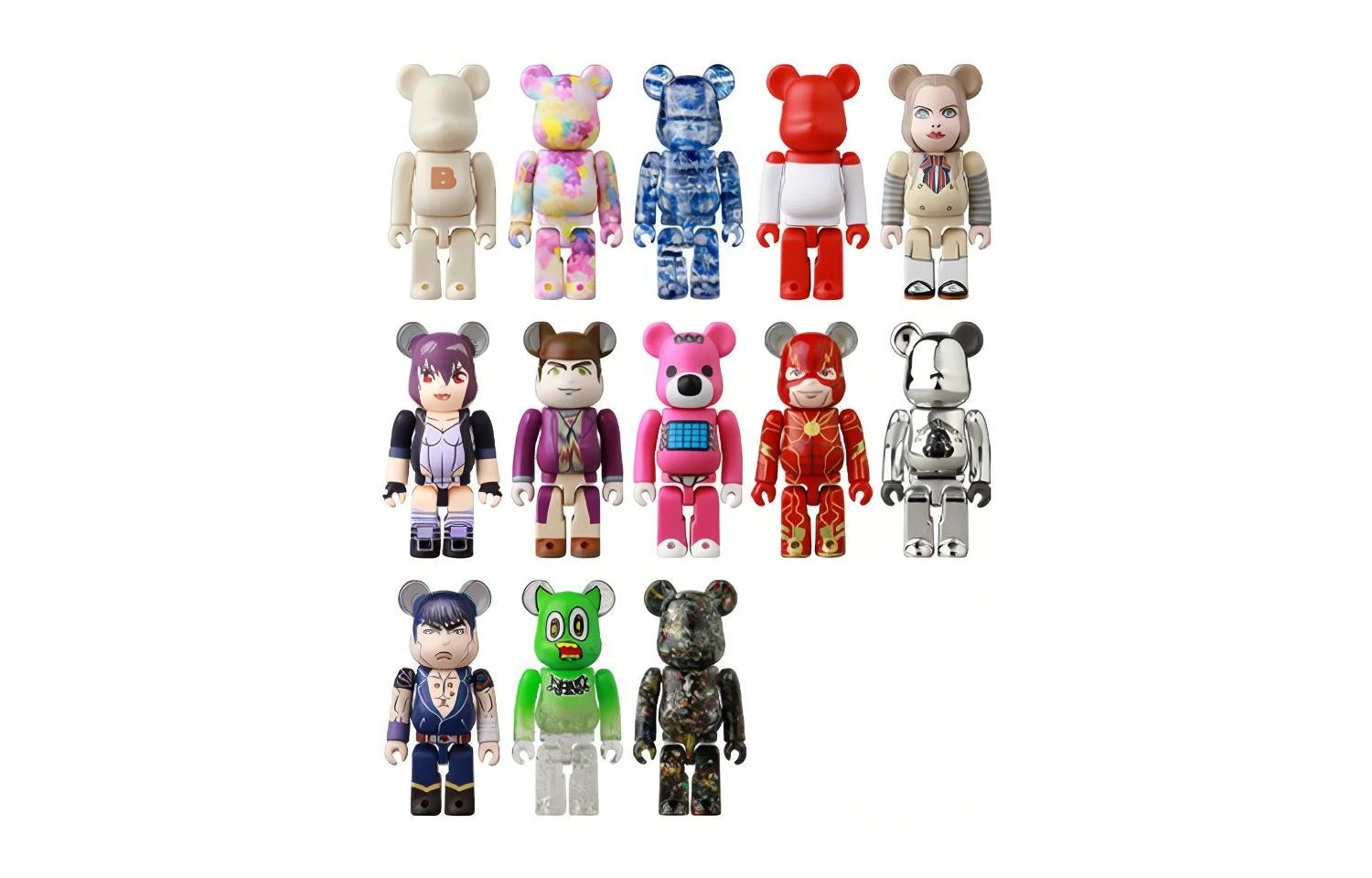 

Виниловая фигурка Be@rbrick Series 47 Hang Tag Box 100%, 7см