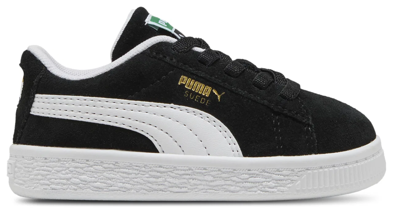 Детские кроссовки Suede Classic PUMA, цвет Puma White/Puma Black