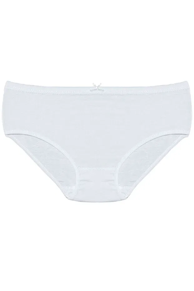 Детские трусы для девочек хлопковые Basics Onurel, White — фото 3