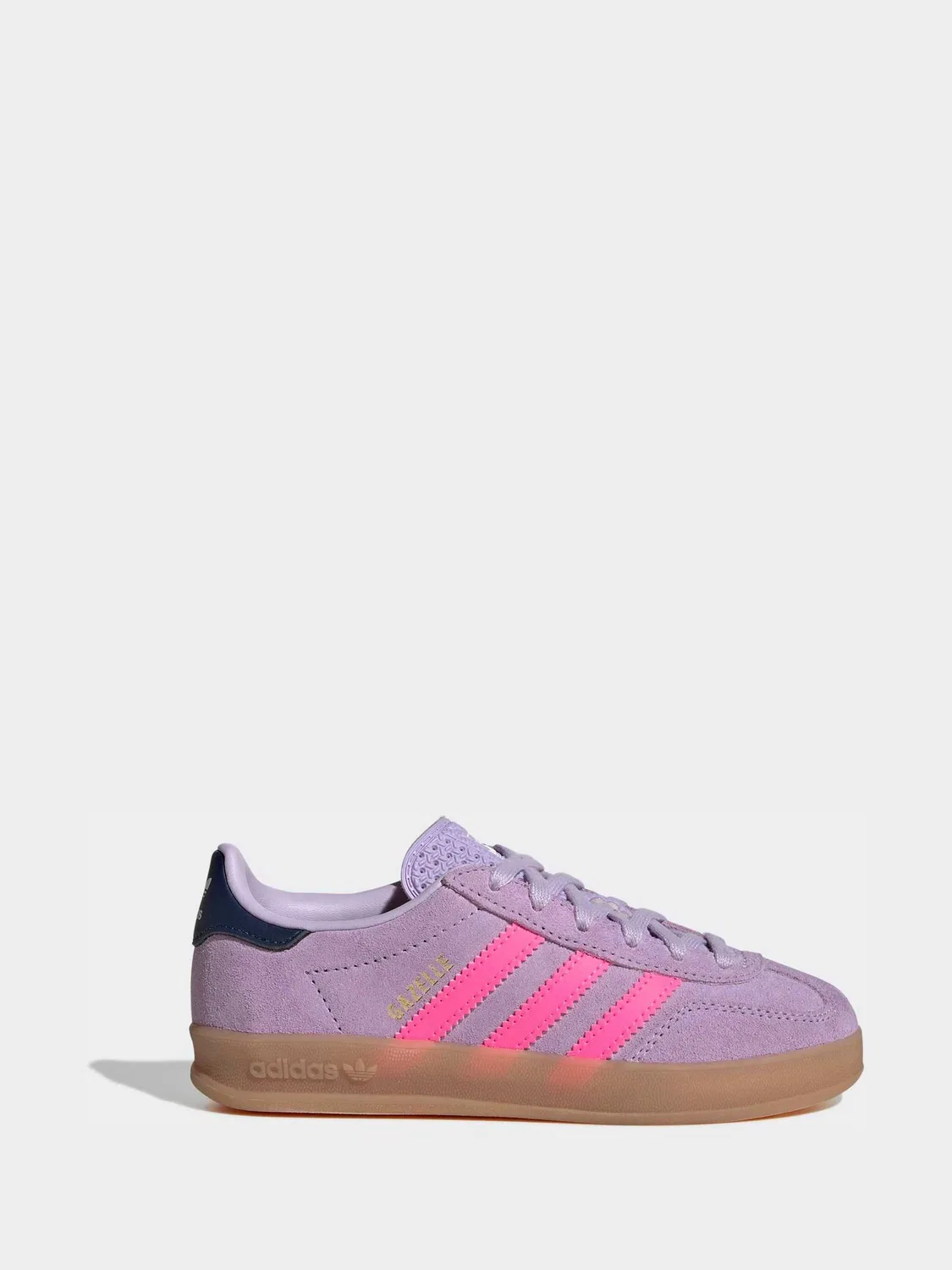 Кроссовки Gazelle Indoor, adidas Originals, розово-фиолетовые
