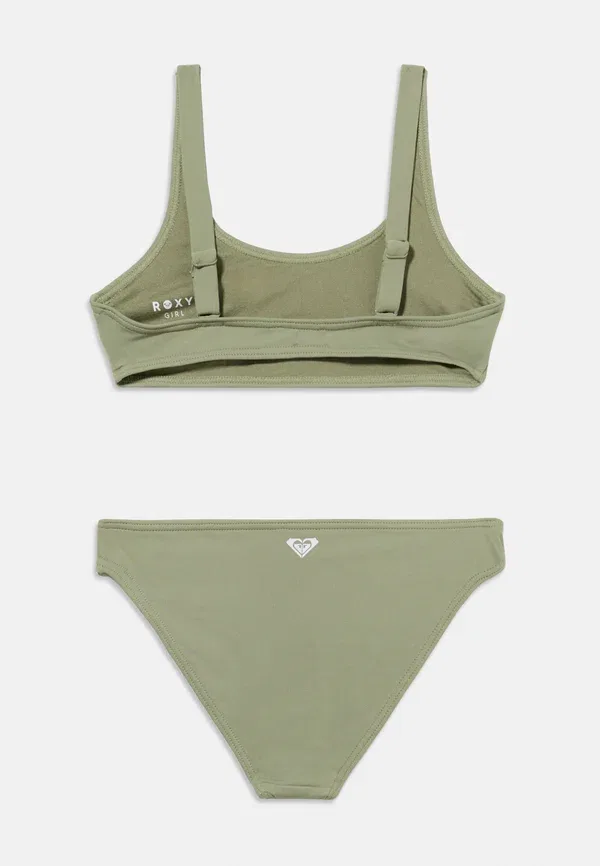 Купальник-бикини с цветочным принтом Set Roxy, Khaki, хаки — фото 2