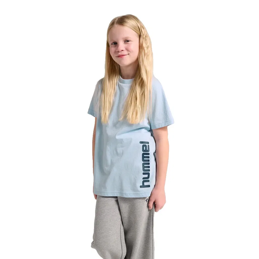 Футболка с коротким рукавом Regular Graphic Hummel, синий