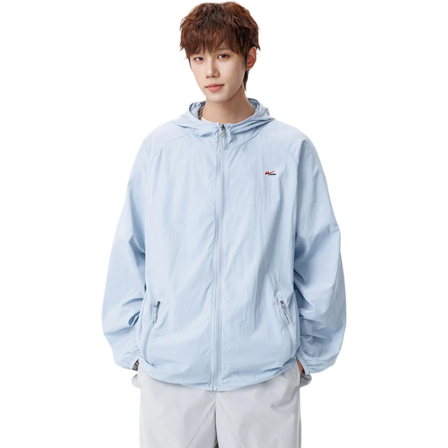 Детское худи с капюшоном для защиты от солнца, Sun Protection Clothing Unisex Hooded Thin Straight Fit, WARRIOR — фото 3