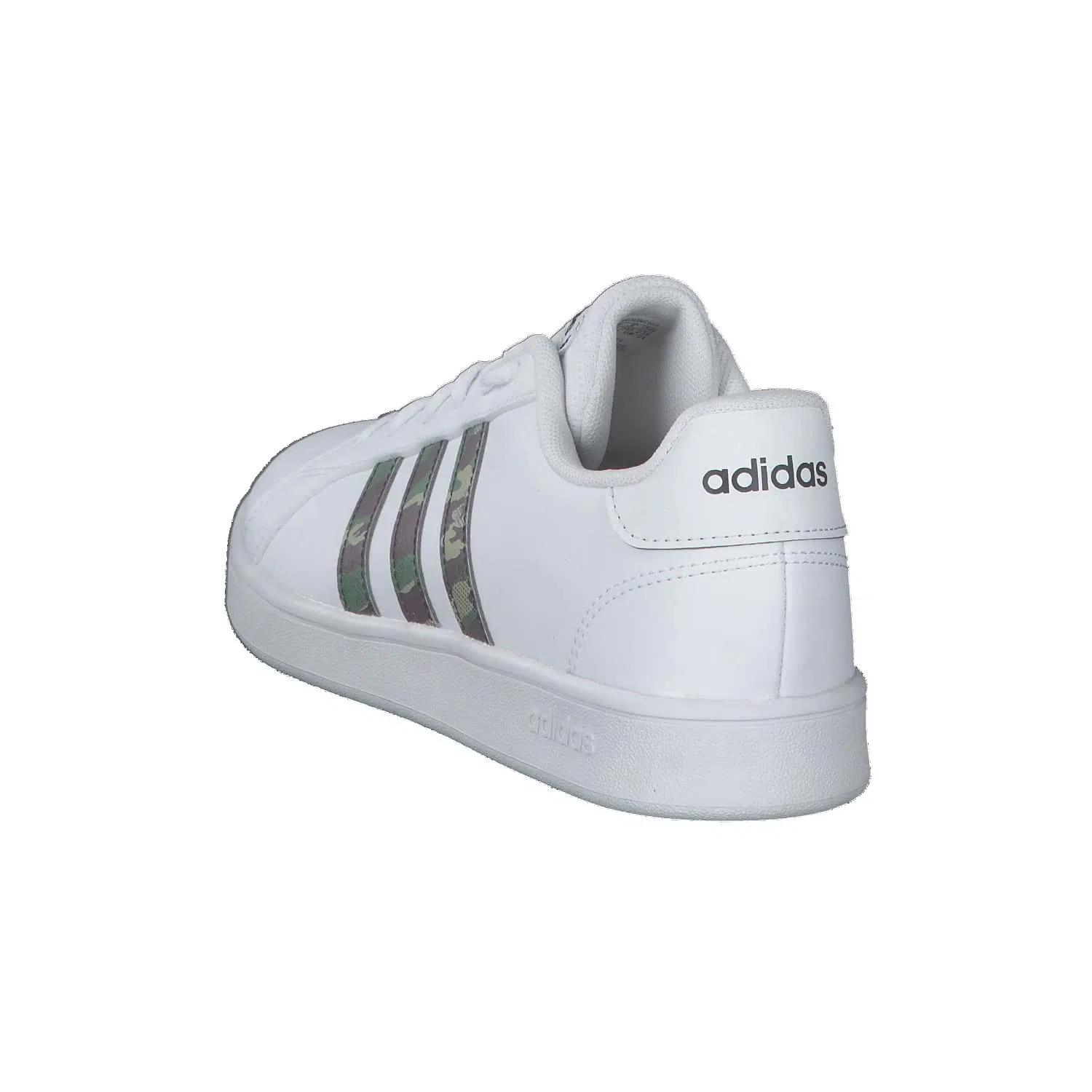 Детские кроссовки для мальчиков кожаные Grand Court K Adidas, White — фото 4