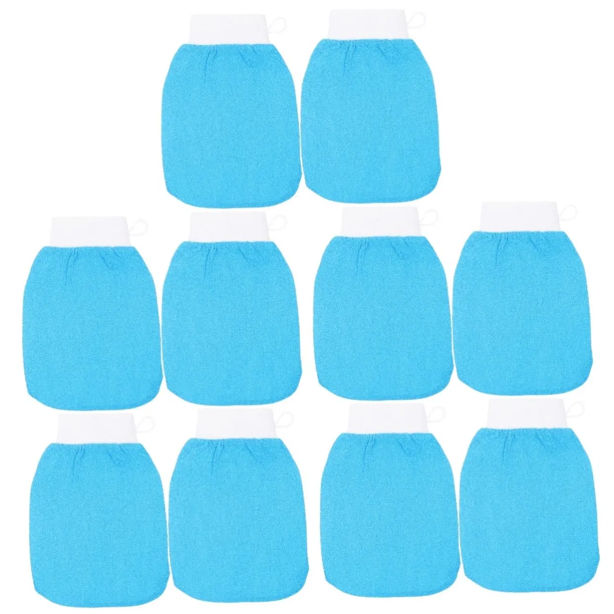 Эксфолиирующие перчатки, набор из 10, Beavorty, 20x15x1 см, Blue