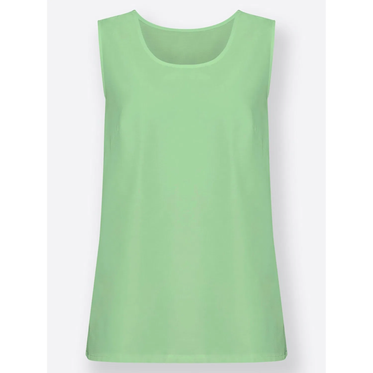 Женская блуза с круглым вырезом Classic Basics, Apple Green — фото 2