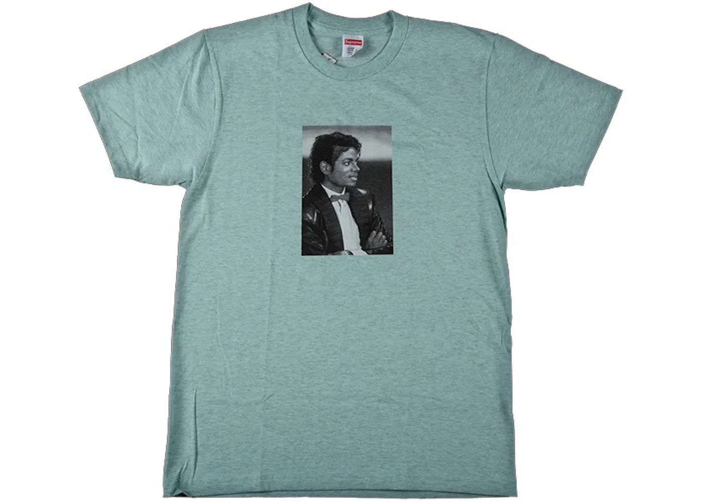 Мужская футболка с принтом Michael Jackson Supreme, Heather Turquoise