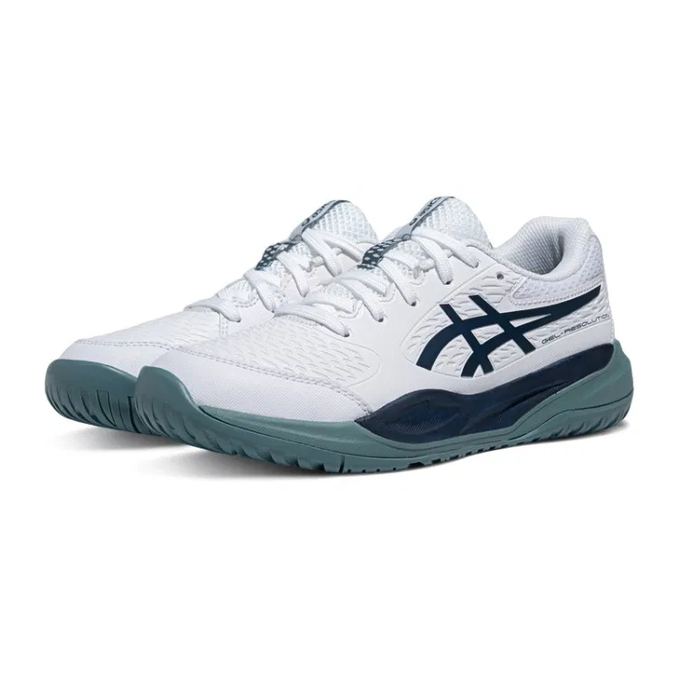 Детские кроссовки для тренировок ASICS GEL RESOLUTION X, White Midnight — фото 4