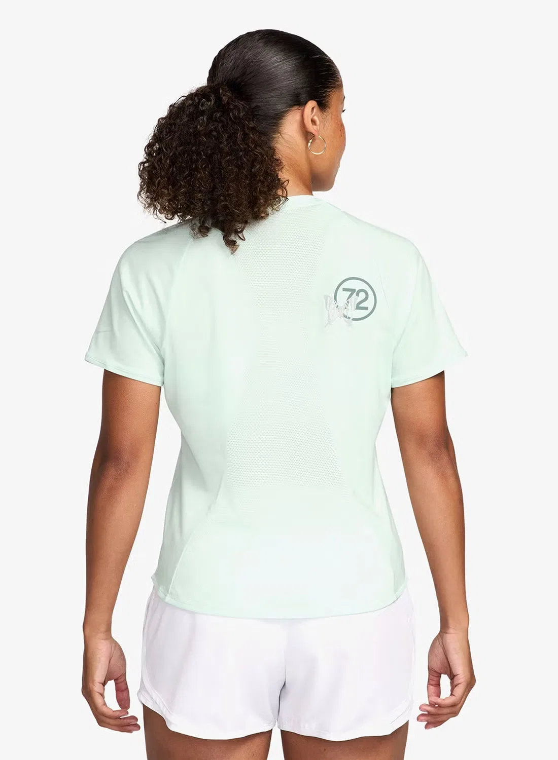 Футболка с принтом Nike Swift Dri-FIT Disrupt, едва зеленый — фото 2