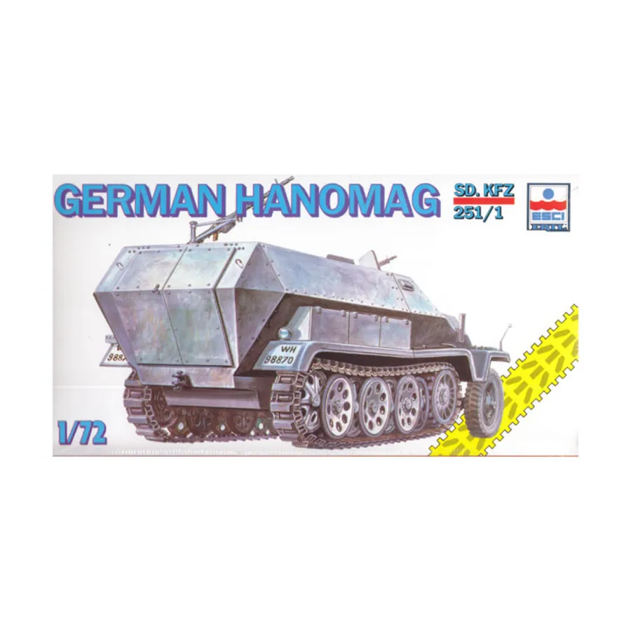 

Немецкий Hanomag Sd. Кфз 251/1, Plastic Military Figures (1:72) (ESCI)