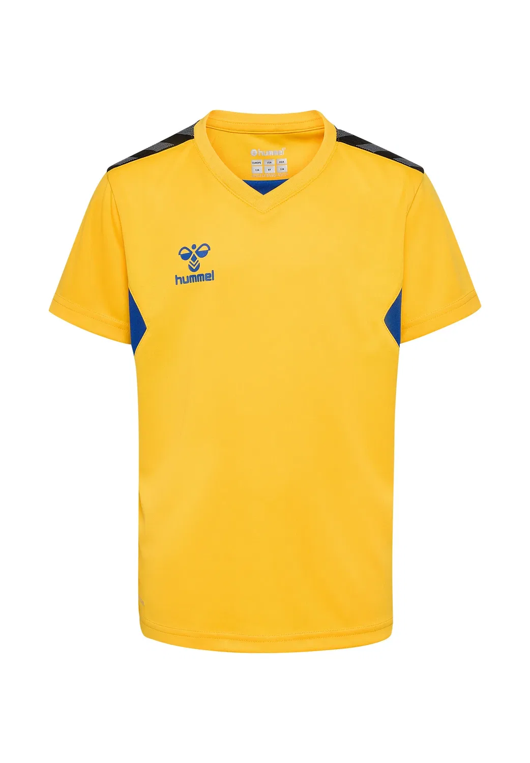 Оригинальная спортивная футболка Hummel, Sports Yellow True Blue