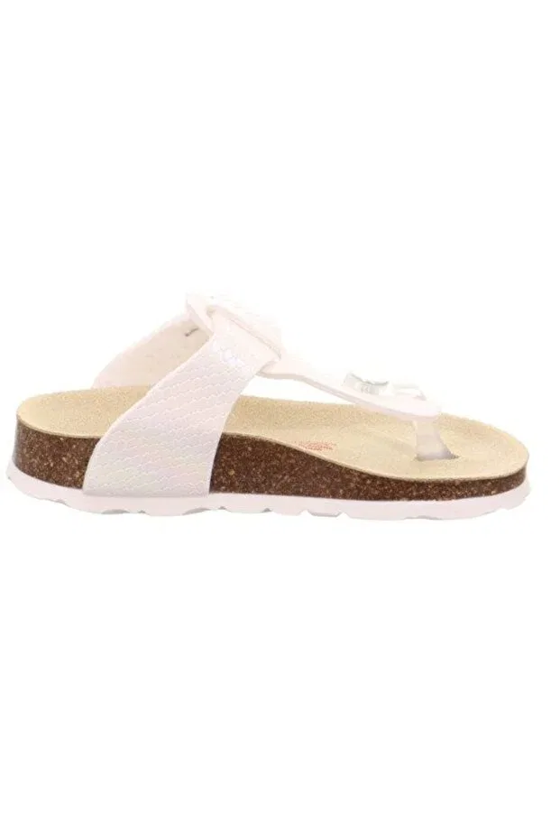 Детские туфли для девочек без шнуровки Superfit, White