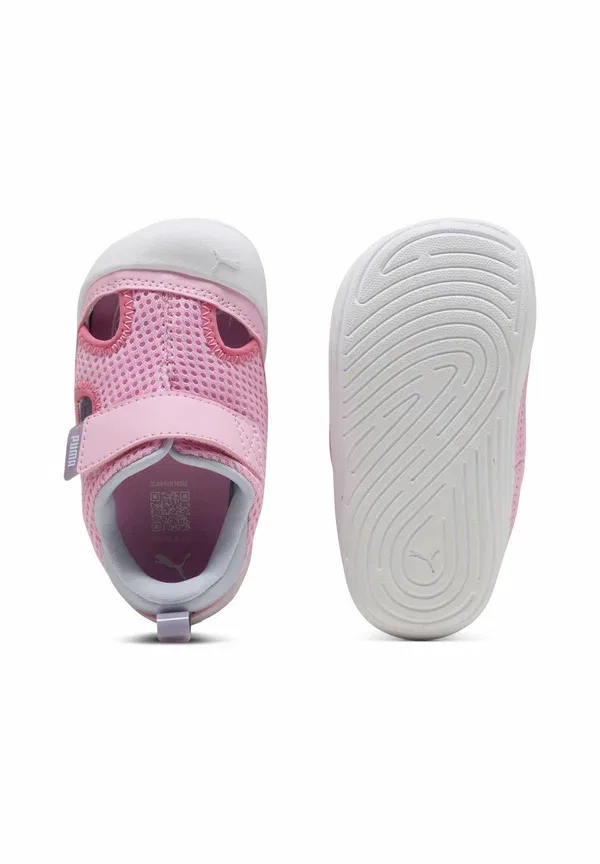Сандалии с синтетическим верхом Kitten summer v inf unisex - walking sandals Puma, Pink Shimmer, Snow Mountain Blue, Magic Rose, синий/розовый — фото 3