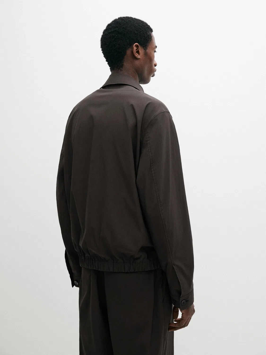 Укороченная куртка в стиле "Total Look" Massimo Dutti, коричневый — фото 3