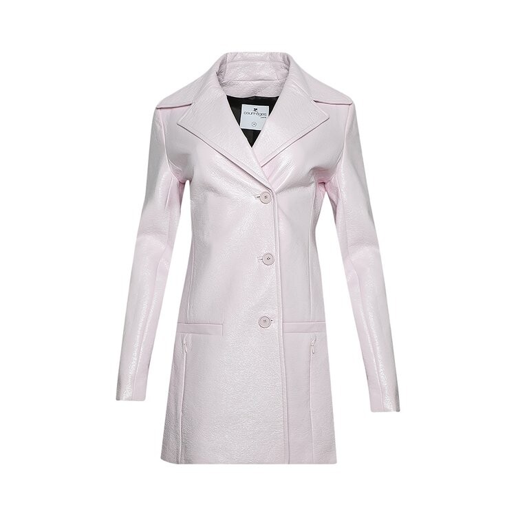 

Плащ Courrèges Heritage Vinyl Trench Coat, цвет Pale Pink