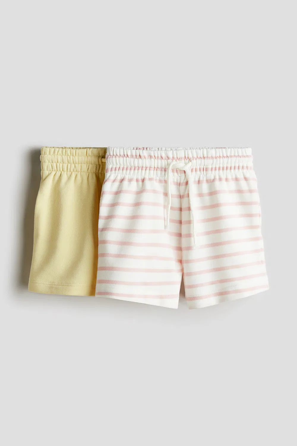 Комплект из 2 спортивных шорт H&M, Hellgelb/Gestreift