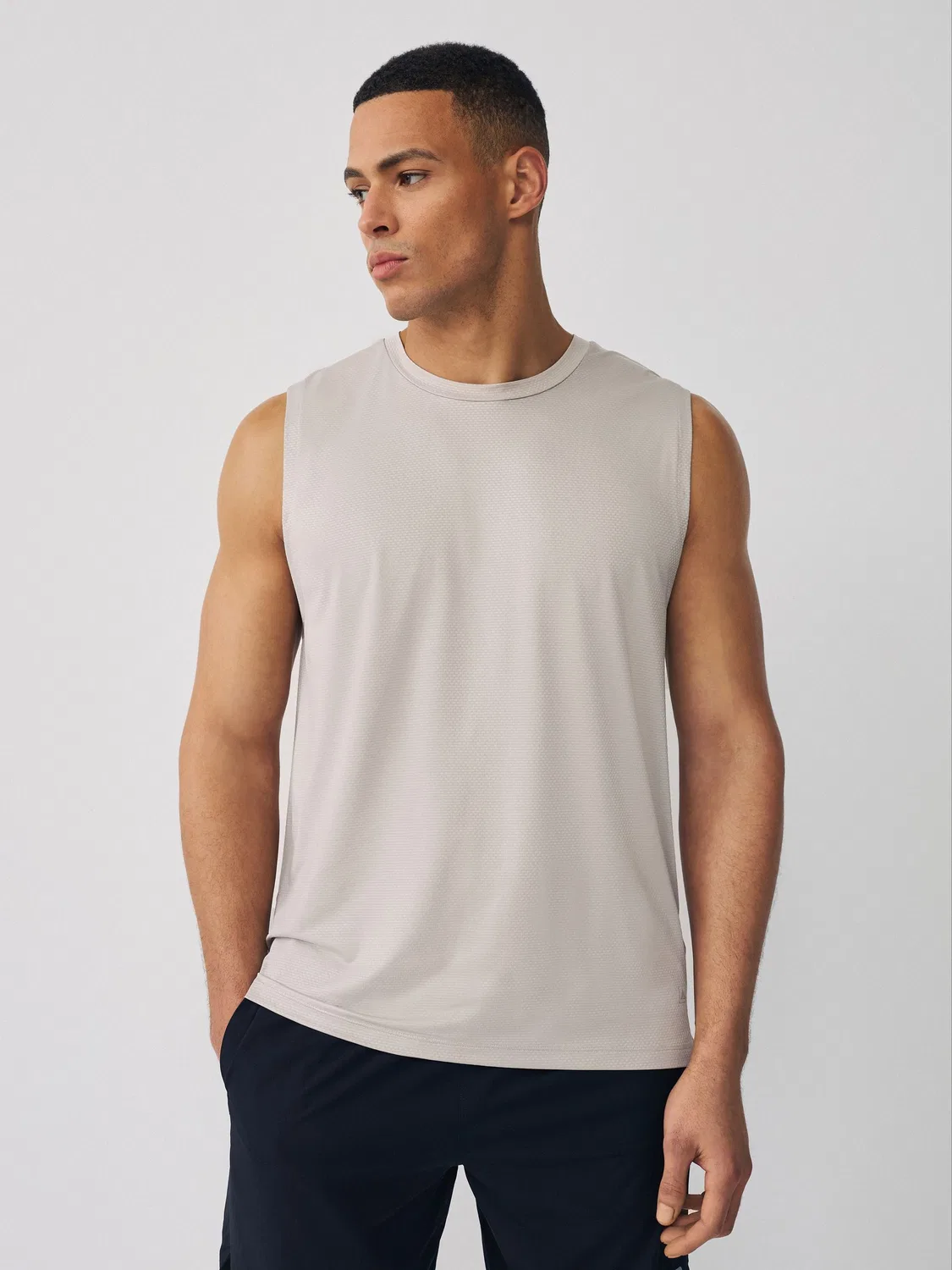 Майка тренировочная Active Gym Textured Next, Neutral Stone