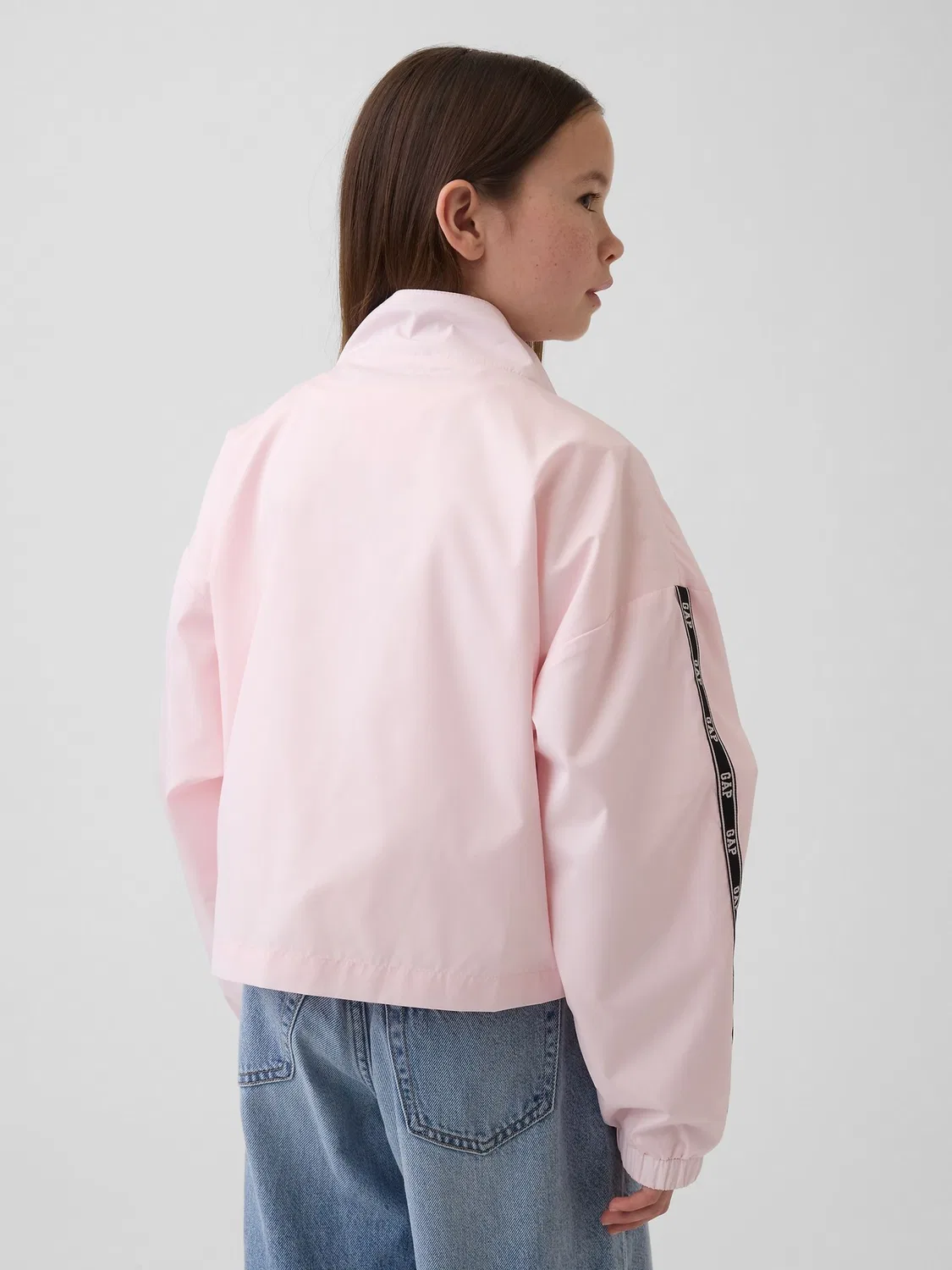 Ветровка Gap Pink Relaxed, розовая — фото 2