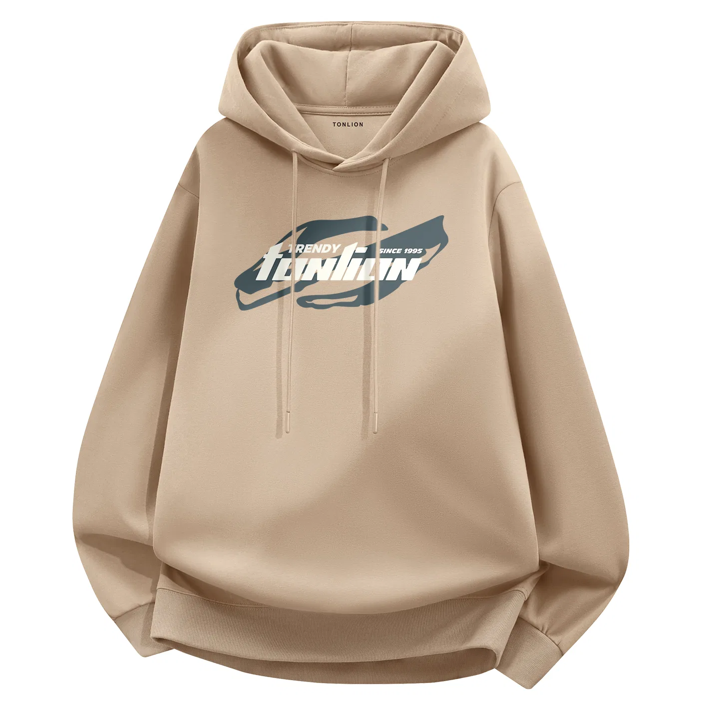 Детский худи с капюшоном хлопковый Tonlion, Цвет: Khaki (Tb Fluid Dark Green)