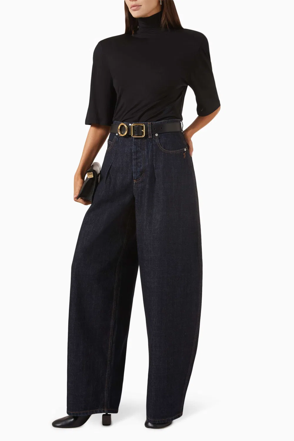 Джинсы широкие Le De-nimes Ovalo Jeans Jacquemus — фото 3